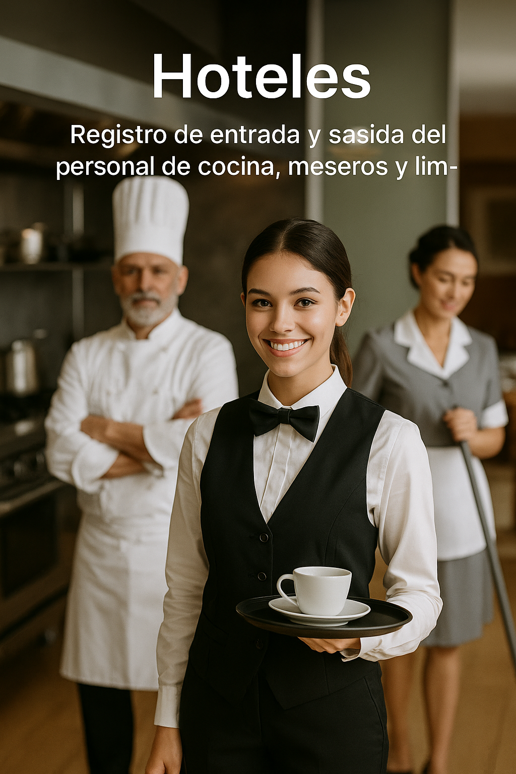 Reloj checador en hotel