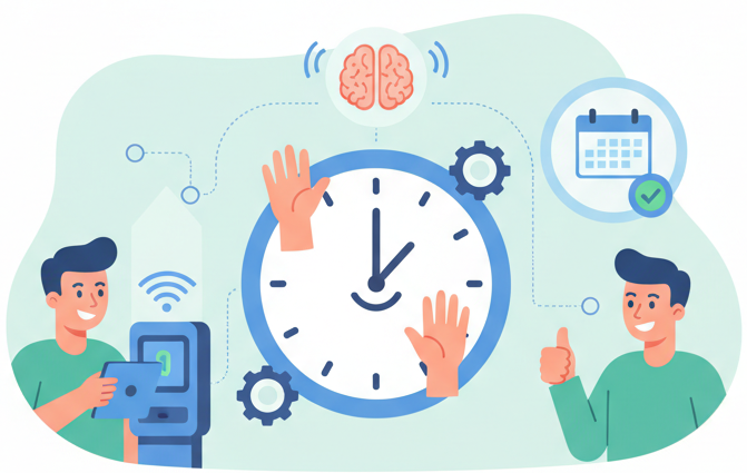 Panel de control de asistencia KINT