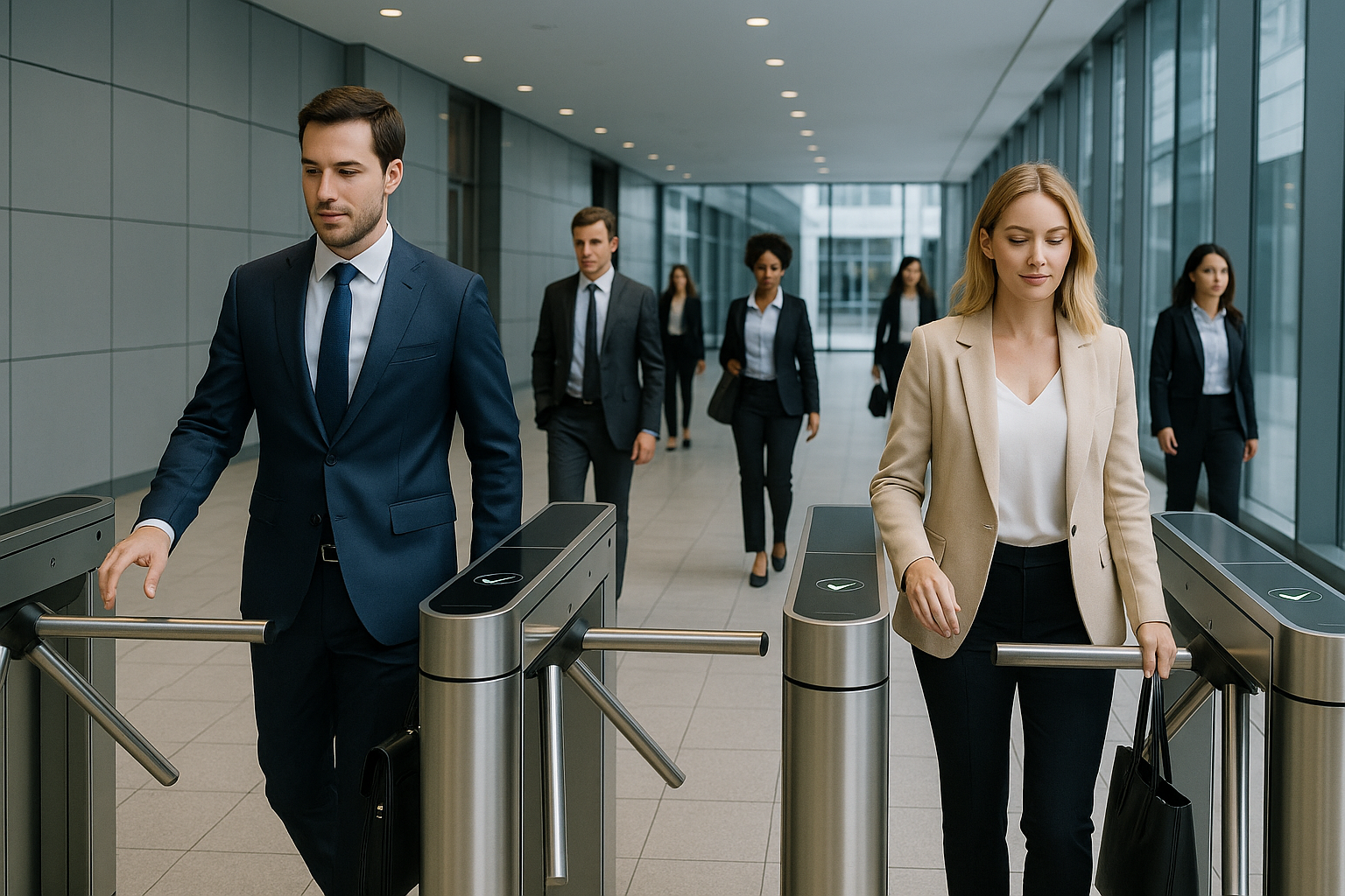 Interfaz de asignación de permisos a puertas